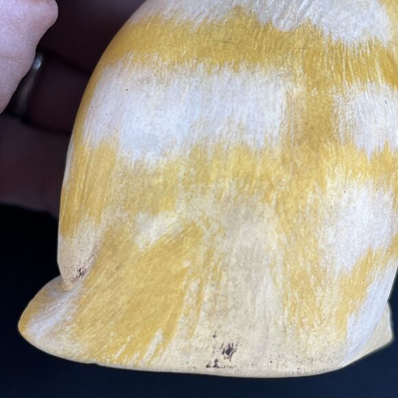 Vintage 1989 Artisans Cat Chalk Ware Figurines Folk Art Unique Designs Set 2 - Picture 6 of 16